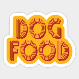 Dog Food Sticker